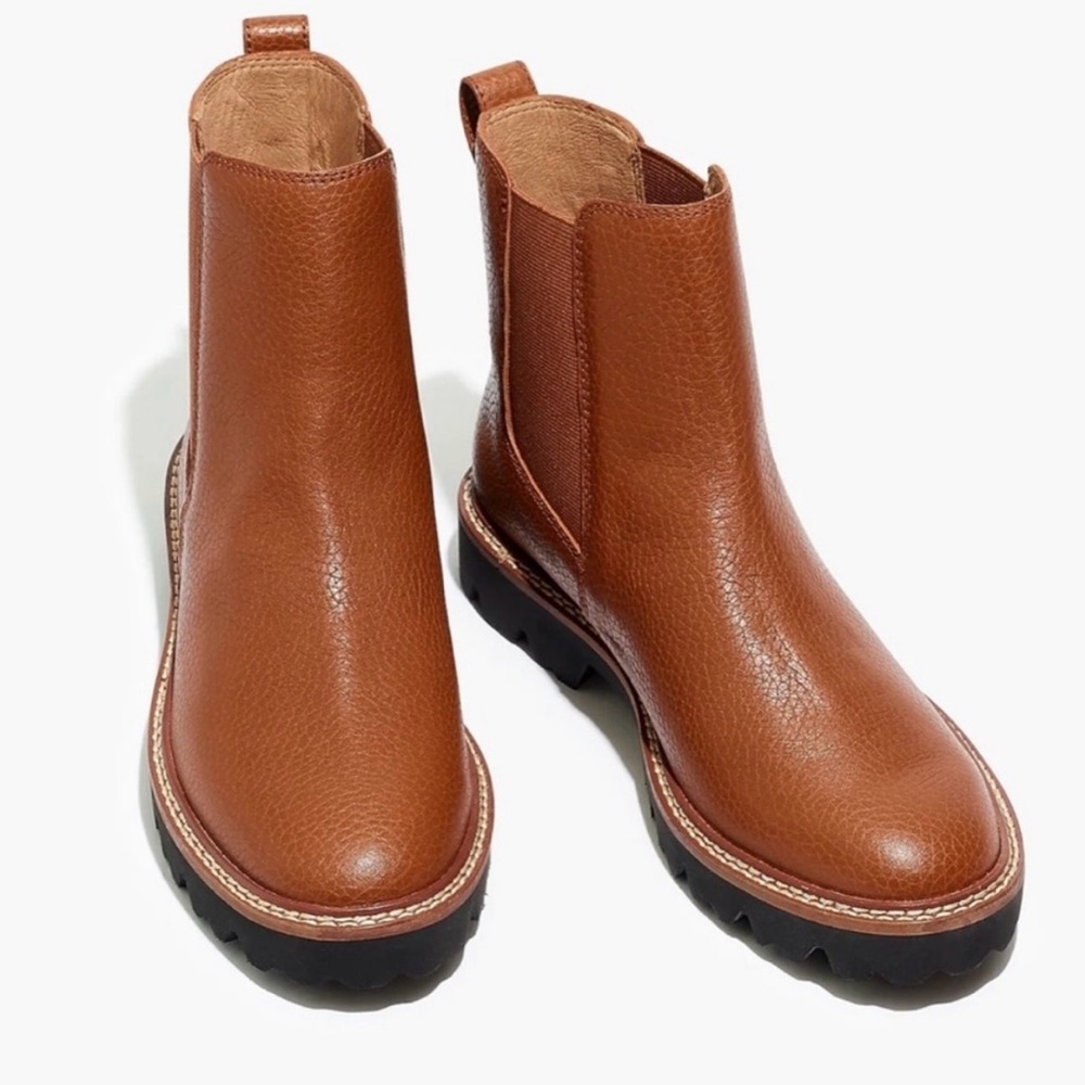 Madewell The Citywalk Lugsole Leather Chelsea Boot